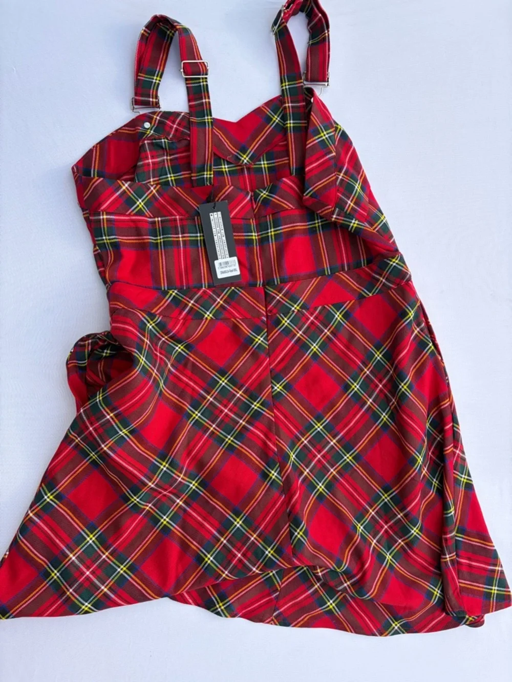 Hot Topic Jawbreaker Red Plaid Dress (XXL) Gothic Punk Grunge 1XL - Picture 5 of 6
